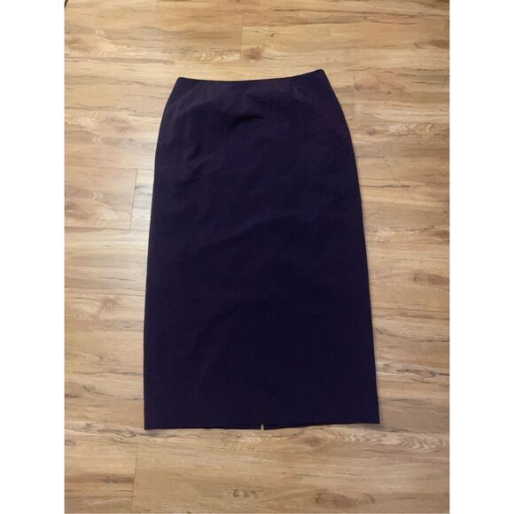Larry Levine Dresses & Skirts - Larry Levine Suits Womens 16 Dark Purple Long Midi Skirt